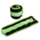 Обтяжувачі для рук та ніг Zelart Fit 2502-1 2 шт по 0,5 кг Black-Green - зображення 1