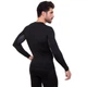Спортивна футболка чоловіча Zelart Lidong 501-2 розмір 2XL (180-185 см) Black-Grey - зображення 9