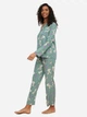 Пижама (рубашка + штаны) женская из вискозы Trendyol THMAW21PT0048 42 Multi Color (8682581247429) - изображение 3