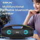 Портативная колонка BKK B100 Bluetooth с микрофоном Черная, портативная колонка с радио, AUX, micro USB, USB - изображение 12