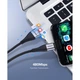 Магнітний кабель Ugreen USB Type-100см C - зображення 9