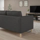 Диван 2-місний IKEA PARUP Gunnared темно-сірий (393.891.65) - изображение 3