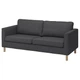 Диван 3-місний IKEA PARUP Gunnared темно-сірий (393.894.67) - изображение 1