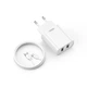Мережевий зарядний пристрій Remax Jane + кабель USB 2.0 to microUSB 1М Білий (RP-U35-M) - зображення 1