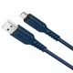Кабель HOCO X59 USB to Micro 2.4A, 1m, nylon, TPE connectors, Blue - изображение 1