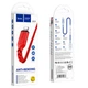 Кабель HOCO X59 USB to iP 2.4A, 1m, nylon, TPE connectors, Red - изображение 5