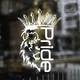 Наклейка на авто Oracal Лев Pride Белая 20х14см (ZV000-3-2) - изображение 1