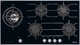 Газова панель конфорок KM 3054-1 Miele 26305451RU - зображення 1