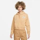 Худи женское Jordan Essentials Women's Fleece Hoodie DD6998-268 M Бежевое - изображение 1
