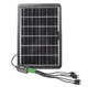 Солнечная портативная поликристалическая панель зарядка от солнца Solar Panel 15W CcLamp CL-1615 16V - изображение 3