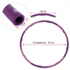 Обруч массажный разборной Hula Hoop FITNESS RING 1,2кг d-95см SL-3012 - изображение 2