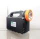 Освітлювальний комплект ламп + радіоприймач/Bluetooth/USB/SD плеєр GD-102 80W + 3 лампи з сонячною панеллю, Power Bank - зображення 4