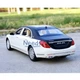 Машинка моделька Mercedes Maybach S600 игрушка металлическая коллекционная 21 см Белый (8269962) - изображение 7