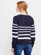 Sweter damski Tommy Hilfiger WW0WW21837 S Granatowy/Biały (8719257502626) - obraz 2