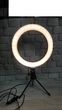 Кільцева лампа LED Ring Fill Light діаметр 20 см з тримачем для смартфона USB на тринозі селфі, 8 Вт - зображення 4