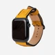 Ремінець Kartell для Apple Watch зі шкіри страуса 38/40/41 мм S/M з фолікулами Помаранчевий - зображення 2