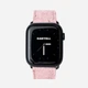 Ремінець Kartell для Apple Watch зі шкіри страуса 38/40/41 мм S/M з фолікулами Рожевий - зображення 1