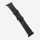 Ремінець Kartell для Apple Watch зі шкіри страуса 38/40/41 мм M/L з фолікулами Чорний - зображення 3