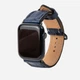Ремінець Kartell для Apple Watch зі шкіри страуса 38/40/41 мм S/M з фолікулами Синій - зображення 2