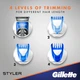 Бритва-стайлер мужской Gillette Fusion5 ProGlide Styler с 1 сменным картриджем ProGlide Power + 3 насадки для моделирования бороды и усов (7702018273386) - изображение 6