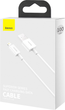 Kabel Baseus Superior Series Fast Charging Lightning 2.4A 1m Biały (CALYS-A02) - obraz 10