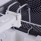 Фритюрница настольная электрическая для картошки фри с крышкой 1800Вт 2,5л Kamille Белая - изображение 9