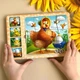 Дерев'яна настільна гра "Етапи розвитку курочки" Ubumblebees (ПСФ018) PSF018 сортер-пазл - зображення 3