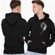 Худи мужской парный Перо (9225-3947) XXL Черный - изображение 1