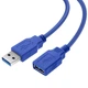 Кабель подовжувач для USB порта Addap UM2F-01, USB 3.0 Male to USB 3.0 Female, 5 Гбіт/с, 1 метр - зображення 3