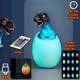 Детский ночник Динозавр SUNROZ Dino-Egg на подставке, аккумуляторный, 16 цветов свечения, светильник игрушка с пультом - изображение 1