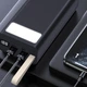 Power Bank Kamry 50000 mAh с индикатором, мощным фонариком, 2хUSB, MicroUSB/Lightning/Type-C Черный - изображение 5