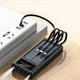 Power Bank на солнечной батарее Kamry 30000 mAh с индикатором, двойным фонариком, 2хUSB и встроенные кабеля MicroUSB/Lightning/Type-C/USB Черный - изображение 4