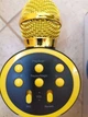 Дитячий караоке бездротовий мікрофон KTV K11V Bluetooth, динамік 5Вт і зміна голосу, фонограма, USB, microSD, FM Золотий - зображення 6