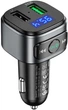 Автомобильное зарядное устройство с FM-модулятором Hoco E67 Fighter QC3.0 car BT FM transmitter Black (6931474762122) - изображение 1