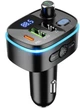 Автомобильное зарядное устройство с FM-модулятором Hoco E62 Fast PD20W + QC3.0 car BT FM transmitter Black (6931474756299) - изображение 2