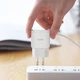Сетевое зарядное устройство Hoco C59A Mega joy double port charger for Micro White (6931474707956) - изображение 5
