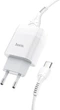 Сетевое зарядное устройство Hoco C72A Glorious single port charger set (Type-C) White (6931474713018) - изображение 2