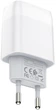 Сетевое зарядное устройство Hoco C72A Glorious single port charger White (6931474712899) - изображение 2