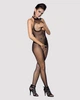 Эротическое женское бельё Бодистокинг сетка Obsessive Bodystocking N101 Чёрный S/M/L ( SO7250 ) - изображение 2