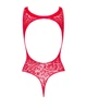 Эротическое женское бельё Бодистокинг сетка Obsessive B120 Красный S/M/L ( SO7208 ) - изображение 4