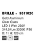 Підвіс NOVA LUCE BRILLE 9511020 - зображення 6