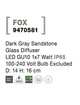 Вуличний світильник FOX NOVA LUCE 9470581 - зображення 7