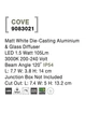 Вуличний світильник COVE NOVA LUCE 9083021 - зображення 5