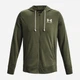 Толстовка на флисе, на молнии мужская Under Armour Rival Terry Lc Fz-grn 1370409-390 S Оливковая (196040087047) - изображение 4