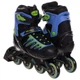 Роликовые коньки раздвижные Zelart My Go 2914 размер 33-36 Black-Blue - изображение 2