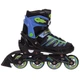 Роликовые коньки раздвижные Zelart My Go 2914 размер 33-36 Black-Blue - изображение 4
