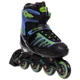 Роликовые коньки раздвижные Zelart My Go 2914 размер 33-36 Black-Blue - изображение 5