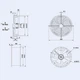 Осьовий вентилятор Weiguang YWF4D-350-B-102/34-G 380V 1380rpm 2290 м3/год - зображення 3