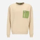 Bluza bez kaptura męska Fila FAM0254-70007 M Beżowa (4064556376336) - obraz 4