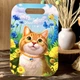 Дерев'яна дошка "Рудий котик" Ubumblebees (ПСФ154) PSF154 прямокутна - зображення 2